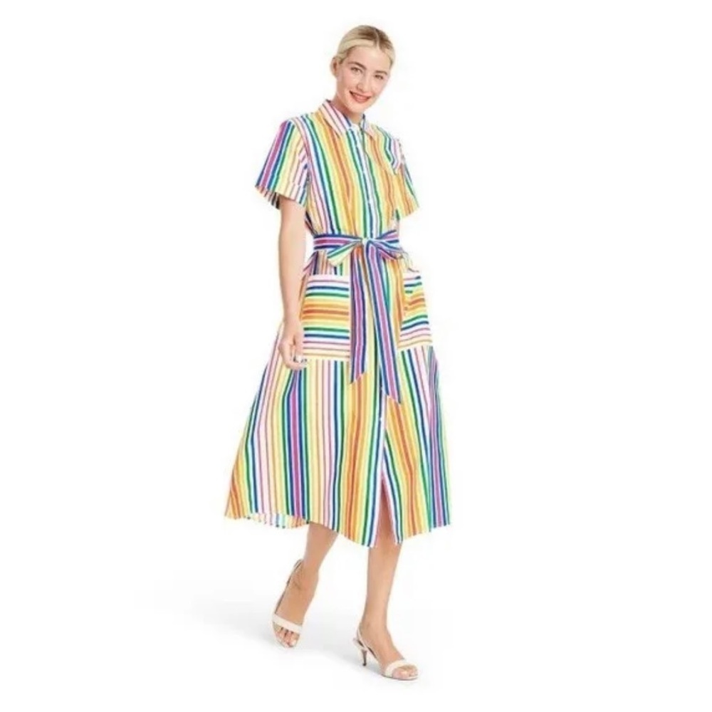 Christoper John Rogers target striped dress size S